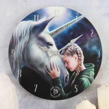 Wunsch Einhorn Bilderuhr - Anne Stokes